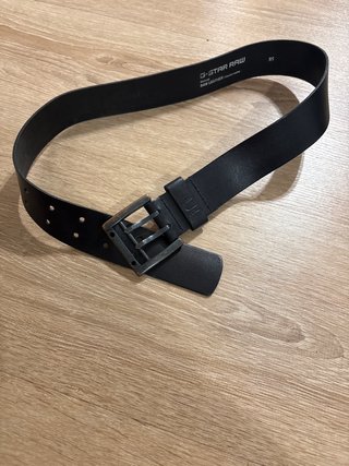 Pack 2 Cinturones G-Star RAW Cuero Negro