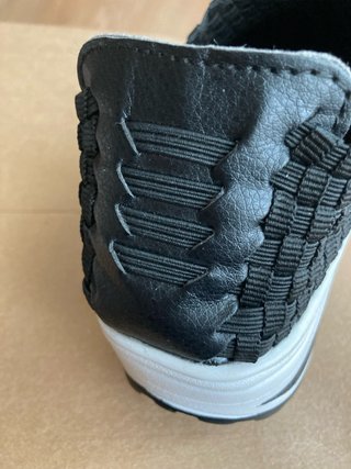 Zapatillas elásticas mujer negras