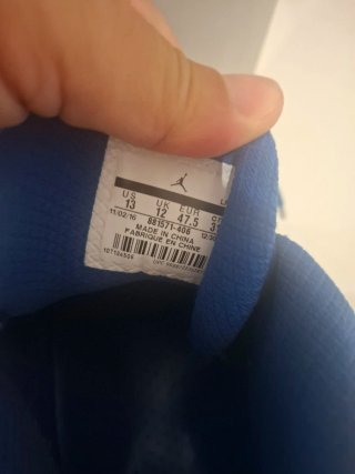 Zapatillas Jordan Azul y Blanco