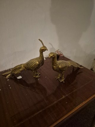 Pájaros de Bronce Decorativos