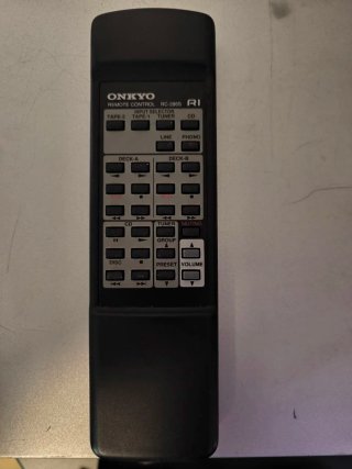 Amplificador Onkyo A-9211 Plata.
