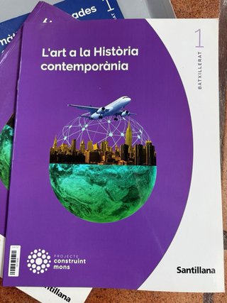 Libro historia contemporánea, primero de bachiller