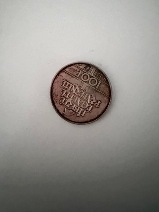 Moneda General La Fayette plata