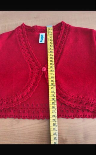 Bolero niña rojo Foque T.10 años nuevo