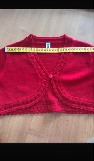 Bolero niña rojo Foque T.10 años nuevo