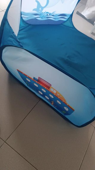 Parque infantil plegable con canasta