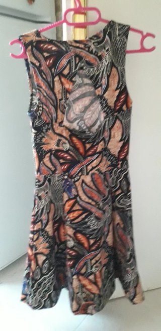 Vestido estampado étnico