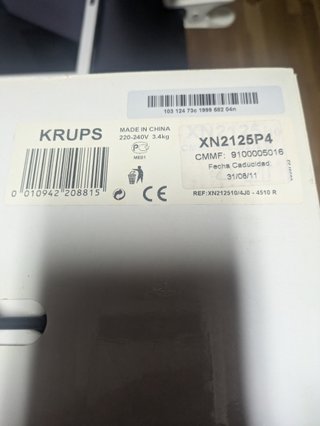Cafetera Nespresso Krups