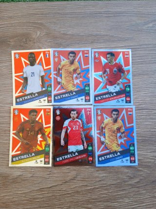 Cartas Topps Eurocopa 2024 (2x6€) Top6