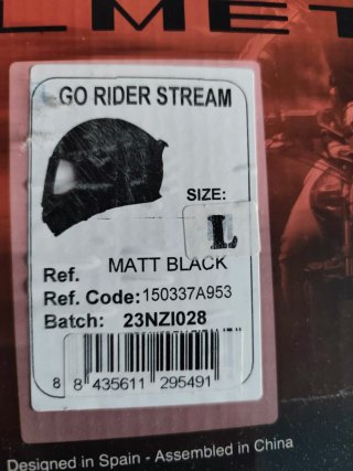 Casco Integral NZI Go Riser Stream Talla L
