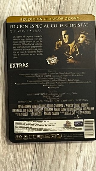 Perdición steelbook DVD