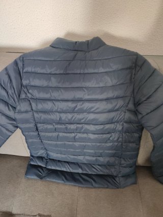 Chaqueta TEX acolchada gris mujer