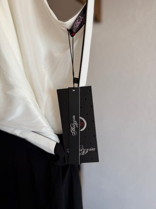 Mono Fiesta Betzzia T40 Asimétrico Blanco NUEVO