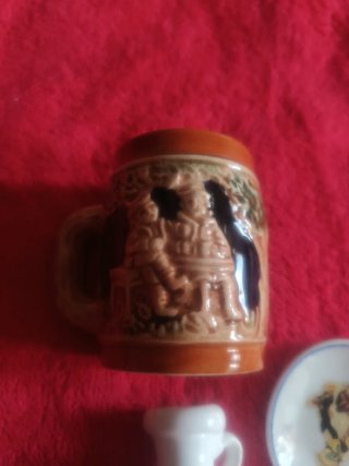 Set 2 jarras y plato decorativos (pequeños)