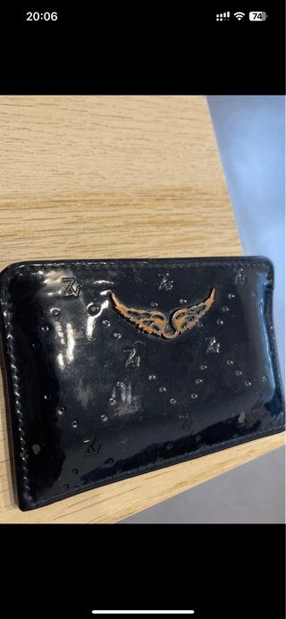 Zadig & Voltaire tarjetero monograma ZV