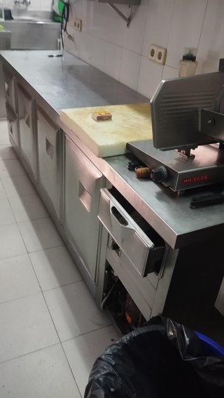Frigorífico sobremesa acero inoxidable