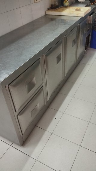 Frigorífico sobremesa acero inoxidable