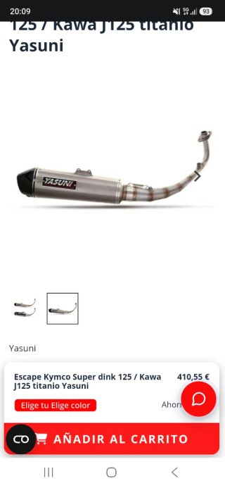 Escape Yasuni Kymco SuperDink 125