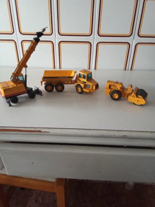 Lote Juguetes Construcción Metal