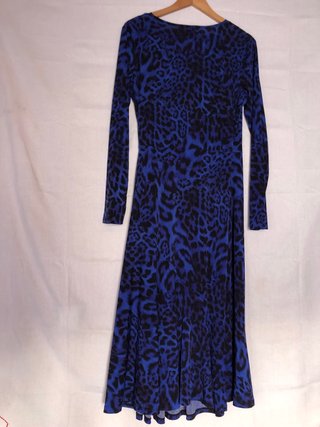 Vestido Michael Kors Animal Print Azul