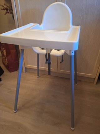 Trona IKEA blanca