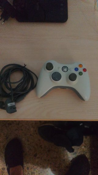 Mando Xbox 360 Blanco con Cable
