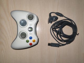 Mando Xbox 360 Blanco con Cable