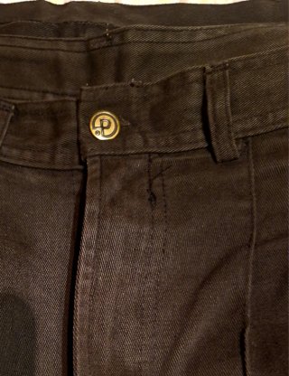2 Pantalones Sarga Negra Estilo Urbano PRECIO PACK