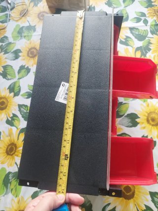 Cajonera Organizadora Negra y Roja