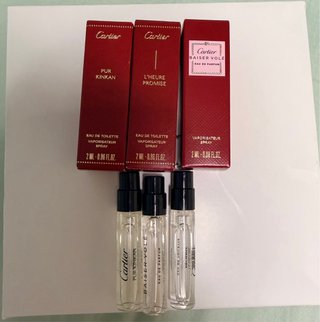 Cartier Perfume Set - 3 minitubitos
