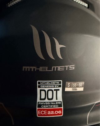 MT Helmets Genesis SV Negro Mate Talla S