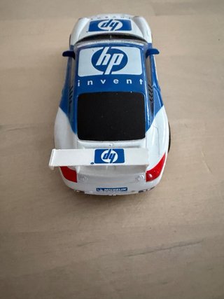Porsche 911 blanco scalextric SCX Compact HP