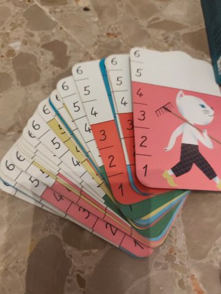 Juego de cartas Bata-Miaou  3-6 años
