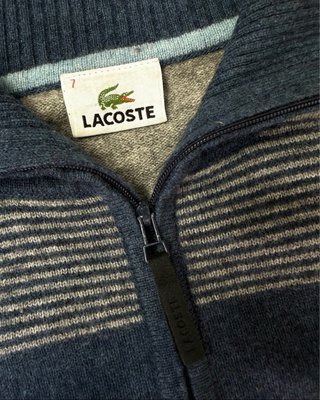 Lacoste vintage jersey lana cuello alto XL