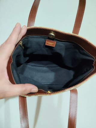 Bolso Burberry Cuadros Marrón y Beige
