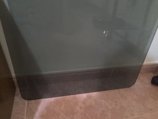 Cristal ahumado 55 cm por 100 cm