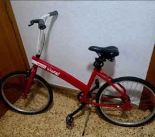 Bicicleta Btwin B'Cool Roja 24 pulgadas