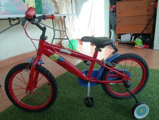 Bicicleta infantil Spiderman
