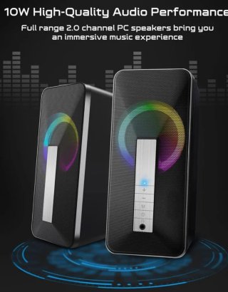Altavoces Eleqiant 10W PC Estéreo.
