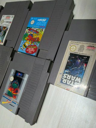 Lote Juegos NES Star Wars, Simpsons etc....