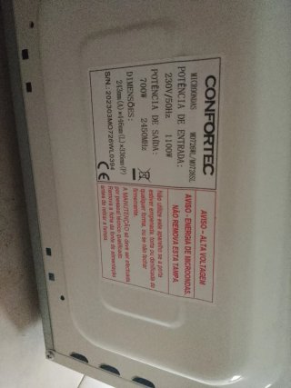 Microondas CONFORTEC Blanco