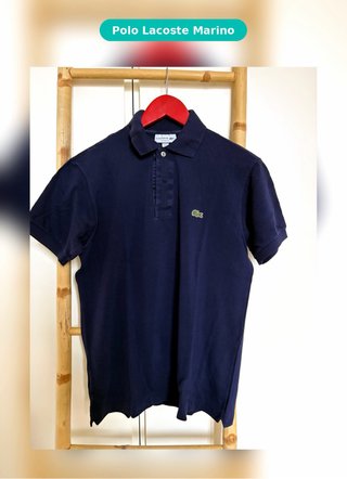 Polo Lacoste Marino Talla S