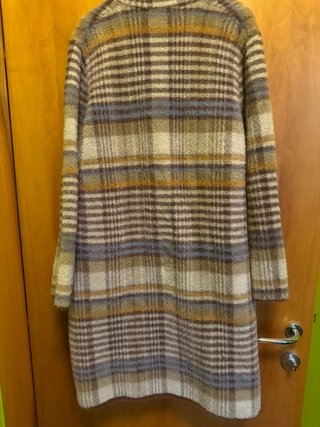 Cappotto plaid taglia unica