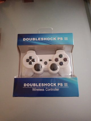 Mando DoubleShock PS3 Inalámbrico Blanco