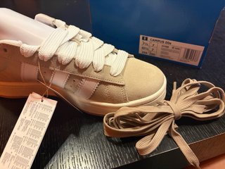 Adidas Campus Beige/Blanco Talla 40 2/3
