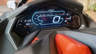 Kymco DTX 125 TCS Maxi Scooter Negro/Naranja