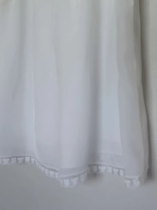 Top lencero blanco con encaje