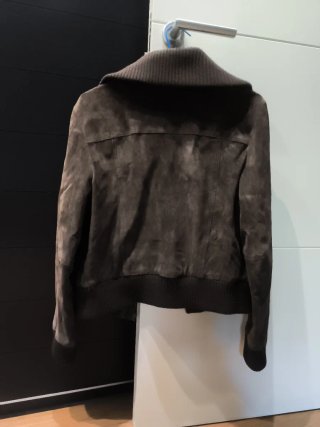 Cazadora piel F & Co marrón Talla 42