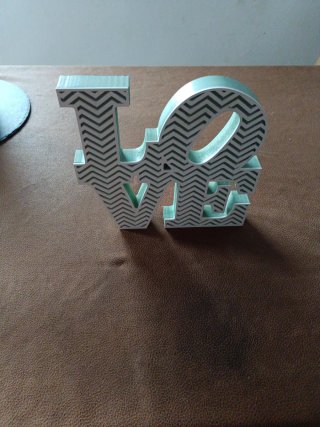 Adorno de mesa LOVE