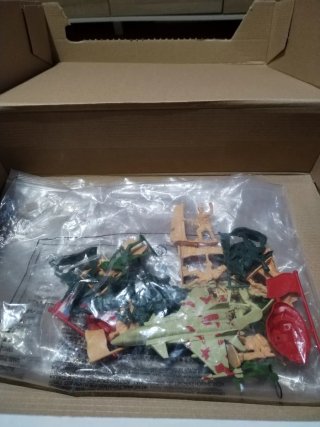 Lote Juguetes PVC Soldados Avión